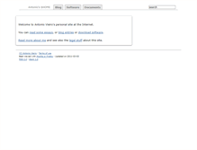 Tablet Screenshot of antonioshome.net